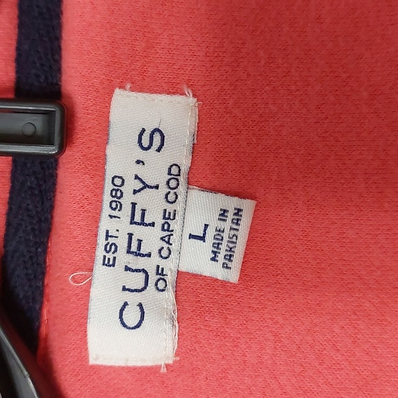 Cuffy's of Cape Cod Womens 1/4 Zip Pullover Top Pink Size L - Picture 5 of 7